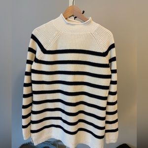Talbots striped cotton sweater